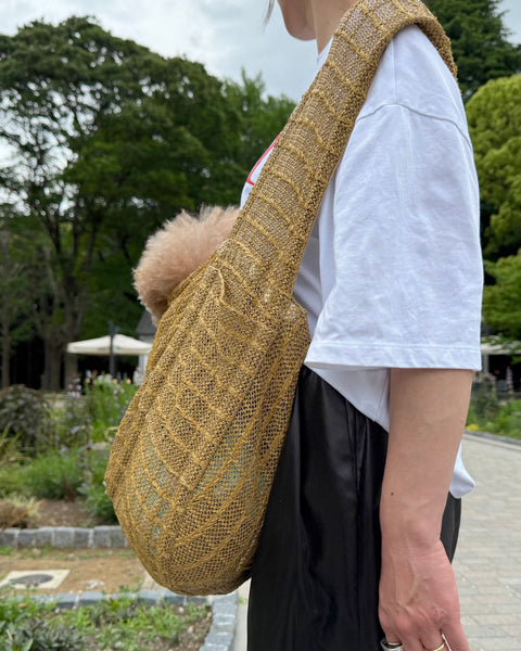 ラフィア調スリング