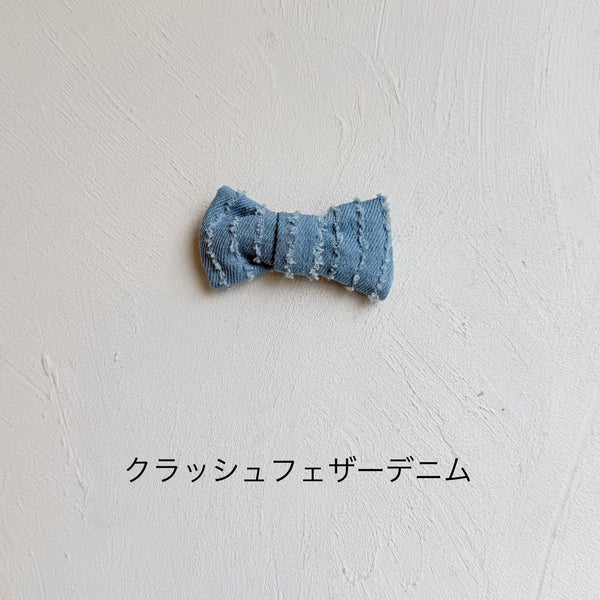 リボンヘアクリップ