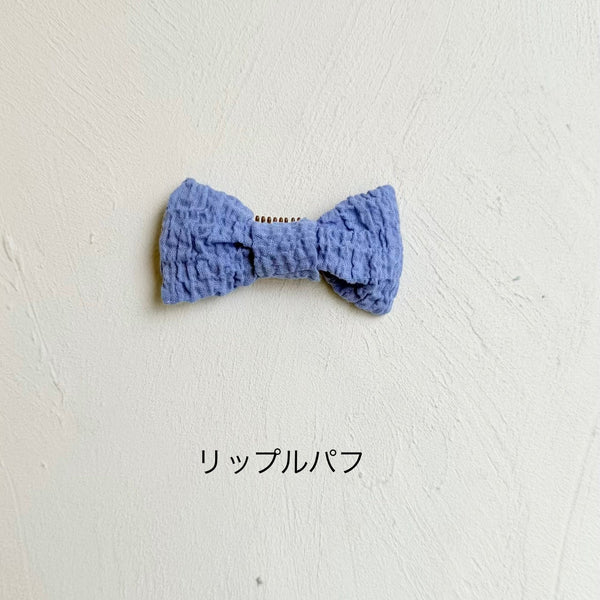 リボンヘアクリップ