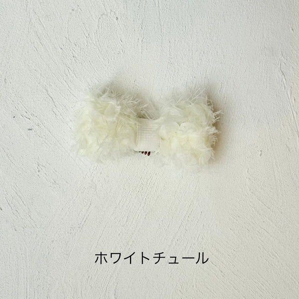 リボンヘアクリップ