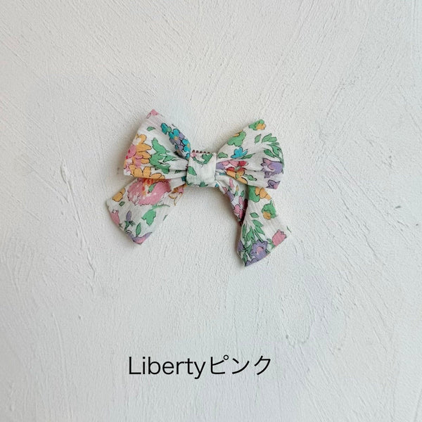 リボンヘアクリップ