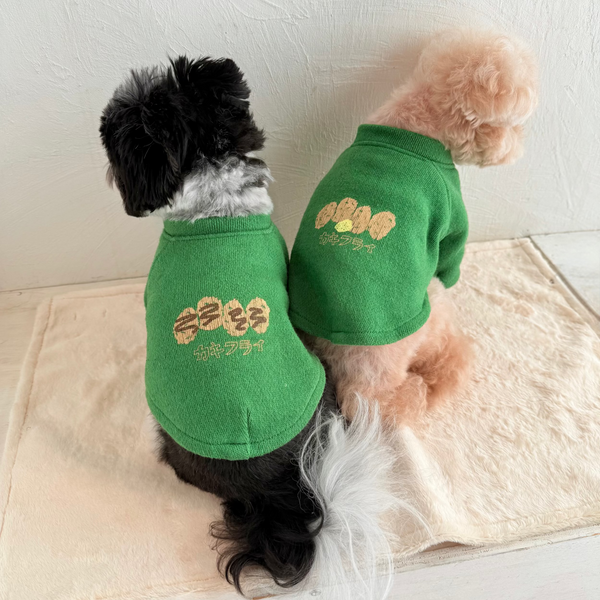 ゆるイラスウェット-カキフライ