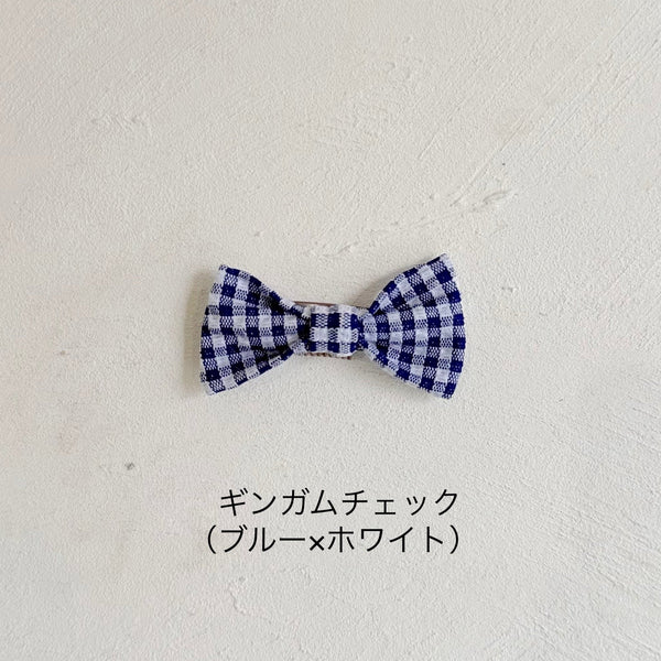 リボンヘアクリップ