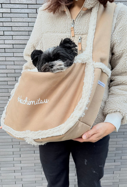 リバーシブルムートンボアスリング