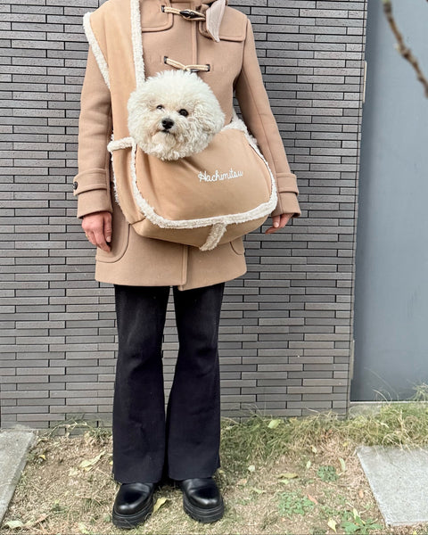 リバーシブルムートンボアスリング