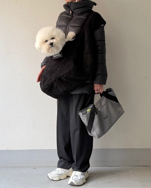 リバーシブルムートンボアスリング