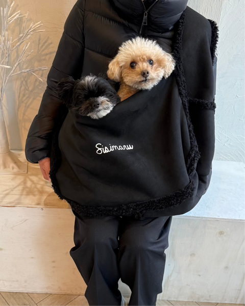 リバーシブルムートンボアスリング