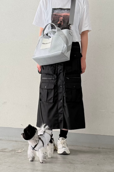 DailyBag（キルティングレザー:シルバー）