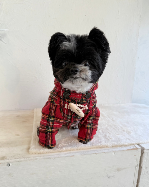 【感謝祭】ダッフルコート（タータンチェック）