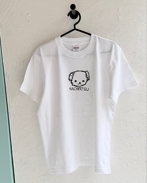 【Doglez-vous】 White T-shirt for owner