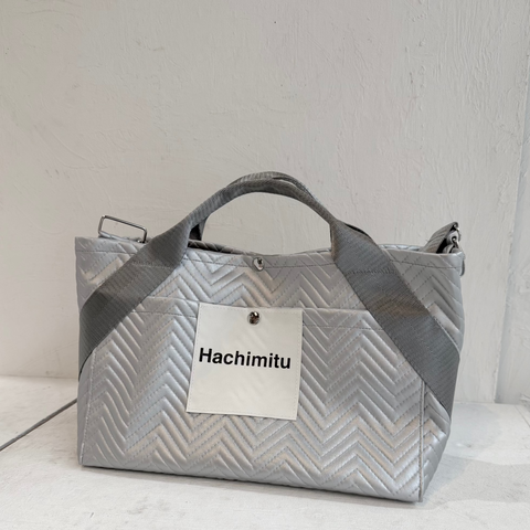 DailyBag（キルティングレザー:シルバー）