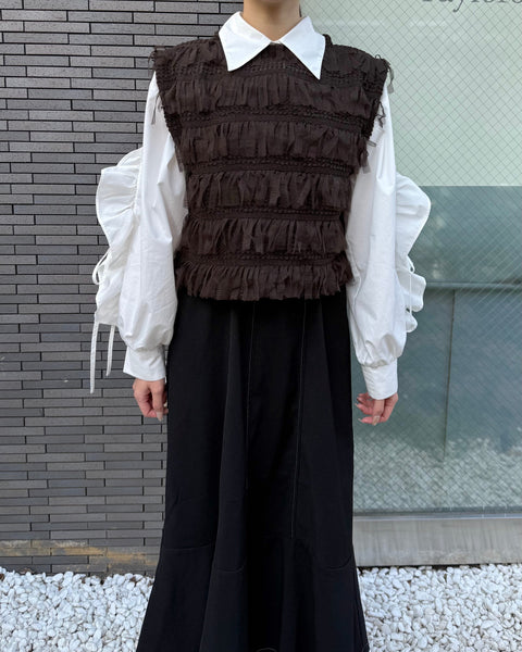 リボンフリンジベスト for owner
