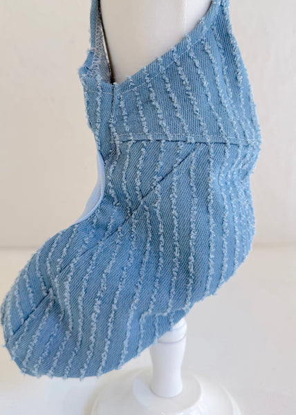 バレルサロペット (クラッシュフェザーデニム)