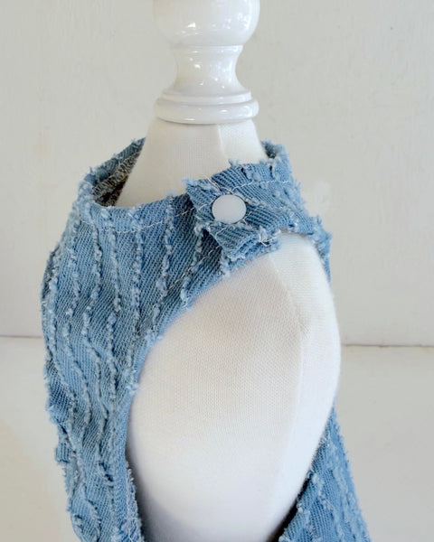 バレルサロペット (クラッシュフェザーデニム)