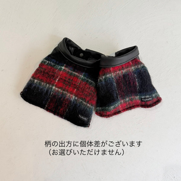 レザー切り替えシャツジャンパー