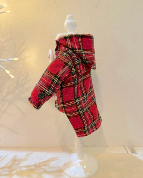 【感謝祭】ダッフルコート（タータンチェック）